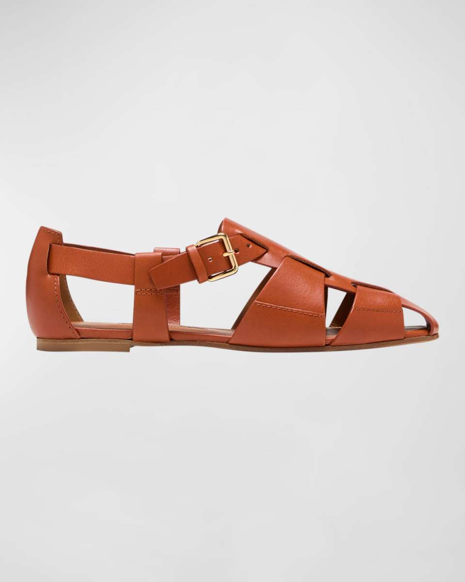 Ernest Woven Leather Sandals